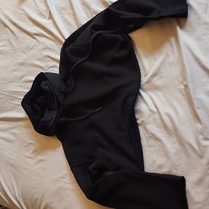 ALO Yoga cropped turtle neck hoodie